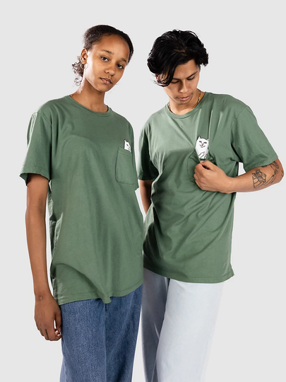 RIPNDIP Lord Nermal Pocket T-paita vihreä