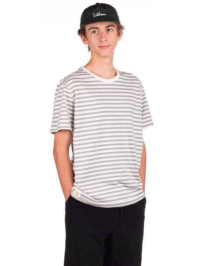 Globe Horizon Striped T-Shirt valkoinen