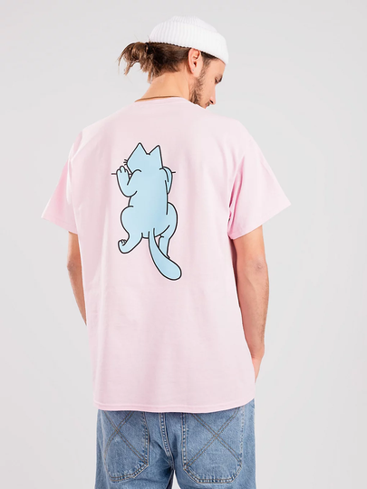 Leon Karssen Paw Off T-Shirt pinkki
