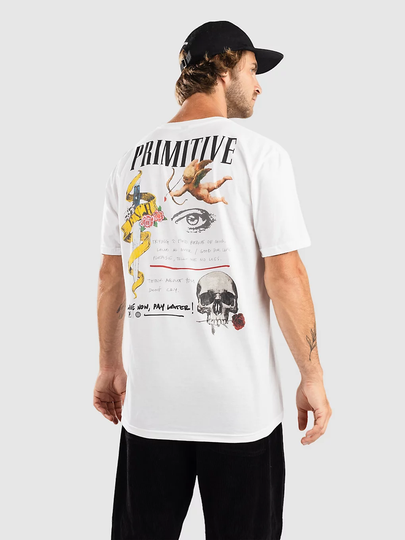Primitive Dont Cry T-paita valkoinen