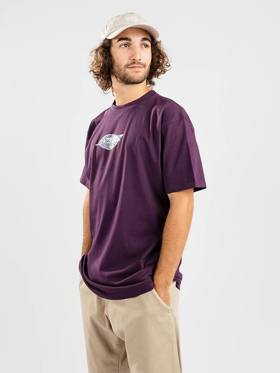 Santa Cruz Strange Oval Strip T-Shirt violet