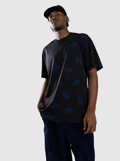 adidas Skateboarding Shmoo Aop T-paita musta