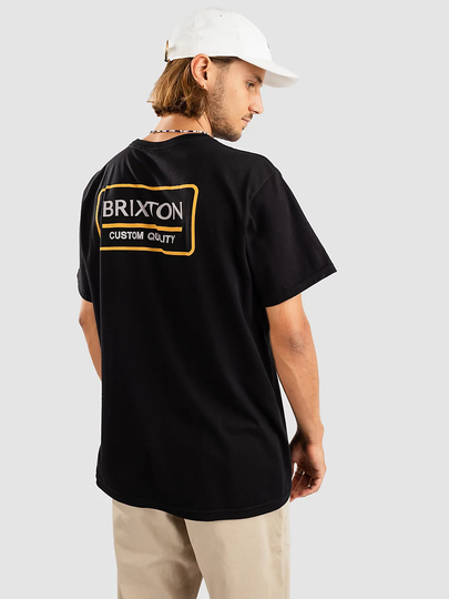Brixton Palmer Proper T-Shirt musta