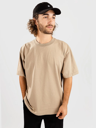 Shaka Wear Garment Dye T-Shirt ruskea