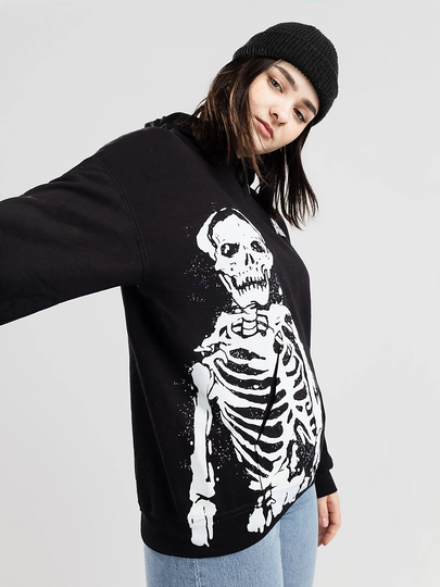 Broken Promises Death Stare Hoodie musta