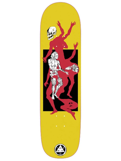 Welcome Magician On Big Bunyip 8.5" Skateboard Deck keltainen
