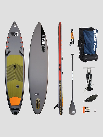 Light Platin Tourer 12'6 SUP-Lauta Set harmaa