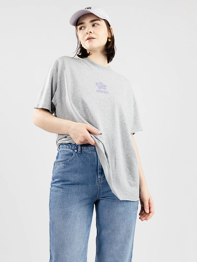 Afends Paradoxic Hemp Oversized T-Shirt harmaa