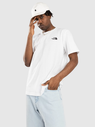 THE NORTH FACE Simple Dome T-paita valkoinen