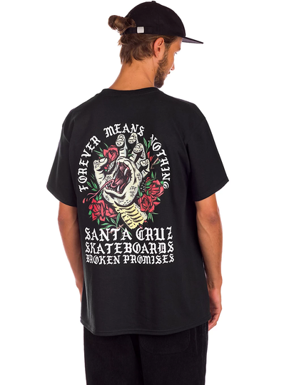 Broken Promises Screaming Venomous T-Shirt musta