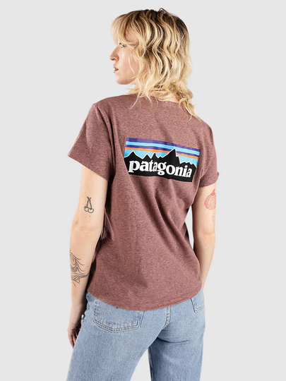 Patagonia P-6 Logo Responsibili T-Paita punainen