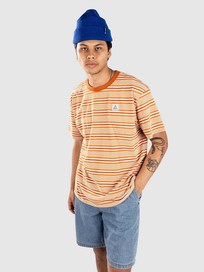 Passenger Retro Recycled Cotton Relaxed T-paita oranssi