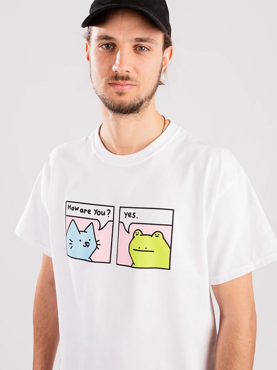 Leon Karssen How R U T-Shirt valkoinen