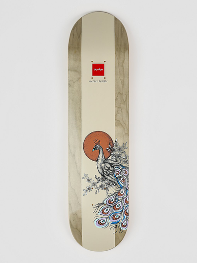 Chocolate Alvarez Peacock 8.0" Skatebaord Deck ruskea