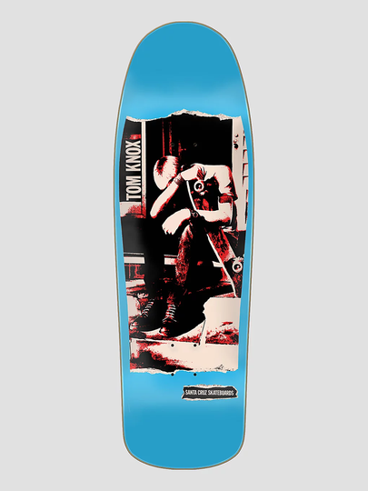 Santa Cruz Knox Punk Reissue 9.875" Skateboard Deck sininen
