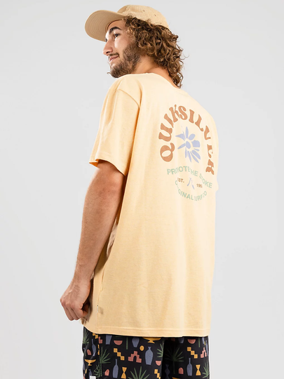 Quiksilver Simple Script T-Shirt keltainen