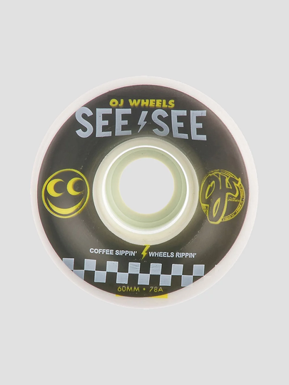 OJ Wheels Kimbel See See Super Juice 78A 60mm Wheels valkoinen