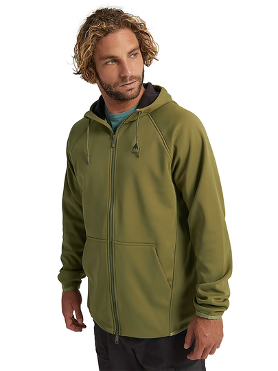Burton Crown Weatherproof Zip Hoodie vihreä