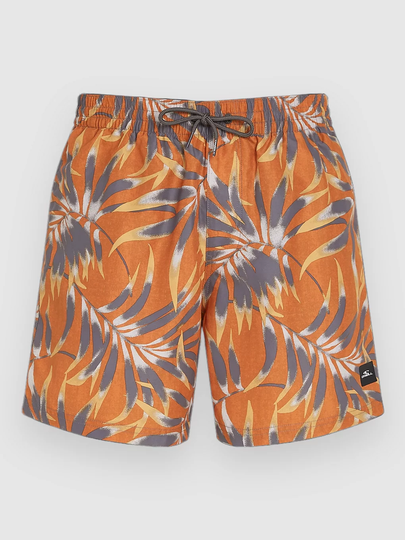 O'Neill Cali Floral 16'' Surffishortsit oranssi