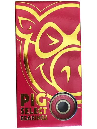Pig Wheels Select Bearings punainen