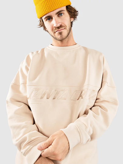 Tonal Stripe Panel Crew Neulepaita