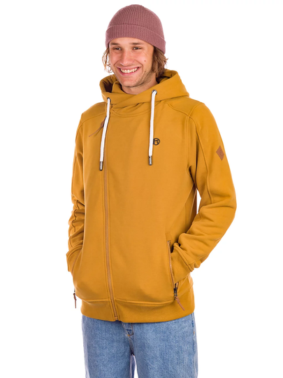 Kazane Arches Zip Hoodie ruskea