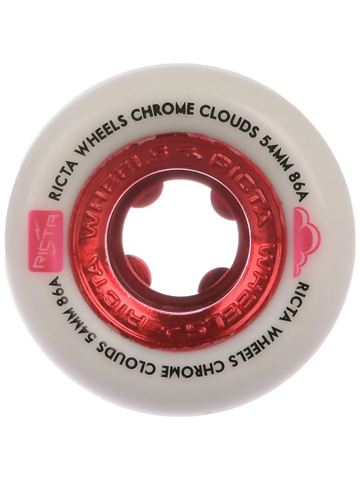 Ricta Chrome Clouds 86A 54mm Wheels valkoinen