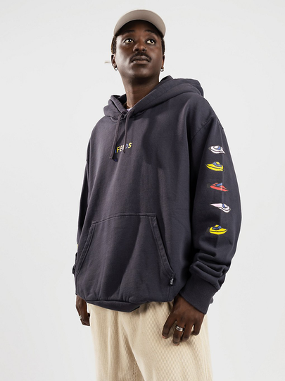 Afends Wahzoo Recycled Pull On Hoodie harmaa