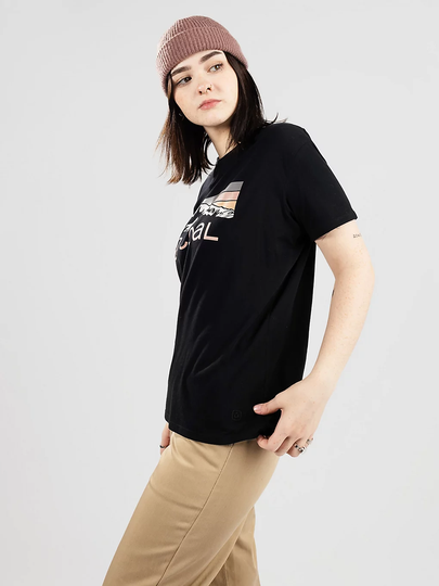 Coal Delta T-Shirt musta