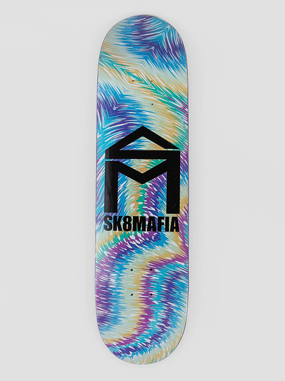 SK8 Mafia House Logo 8.1" Skateboard Deck tiedye