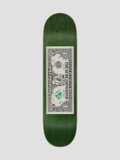 Santa Cruz Dollar Hand 8.25" Skateboard Deck vihreä