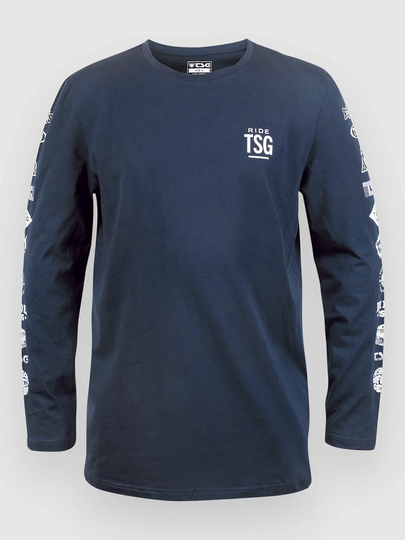 TSG Logo Pitkähihainen T-paita sininen