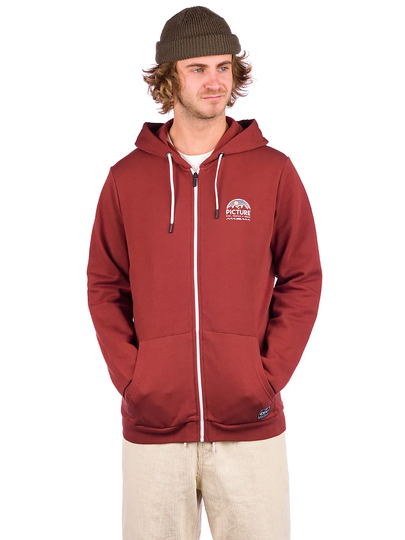 Picture Hamelton Zip Hoodie punainen