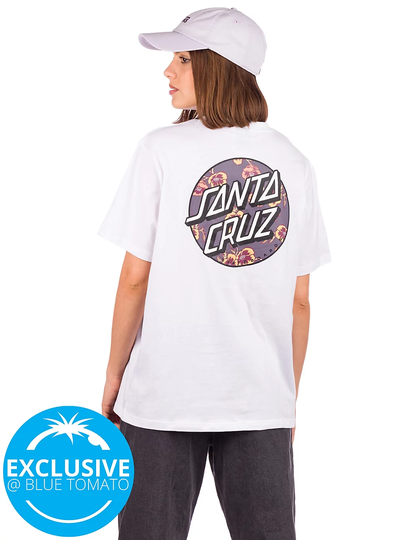 Santa Cruz BT Poppy Infill T-Shirt valkoinen