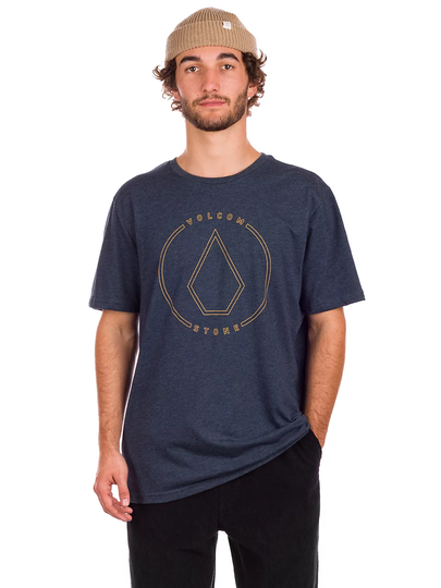 Volcom Rim Stone Heather T-Shirt sininen