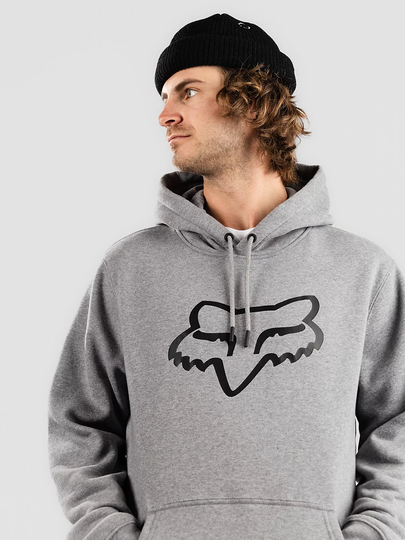 Fox Legacy Head Hoodie harmaa