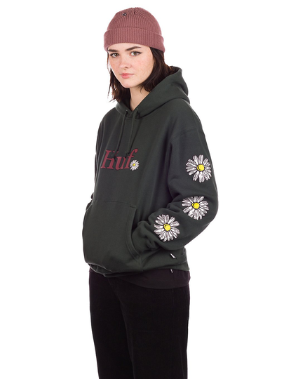 HUF In Bloom Hoodie vihreä