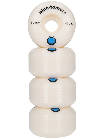 Blue Tomato Logo 100a 52mm Wheels valkoinen
