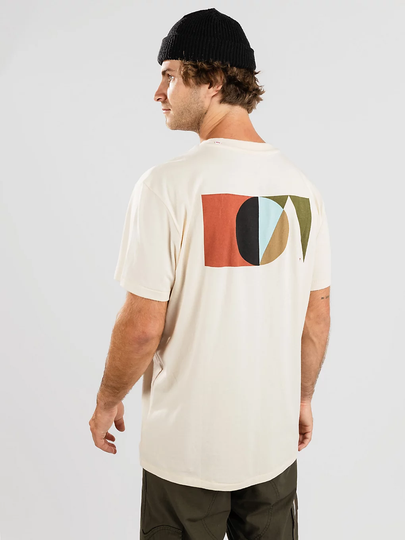Globe Flag T-Shirt ruskea