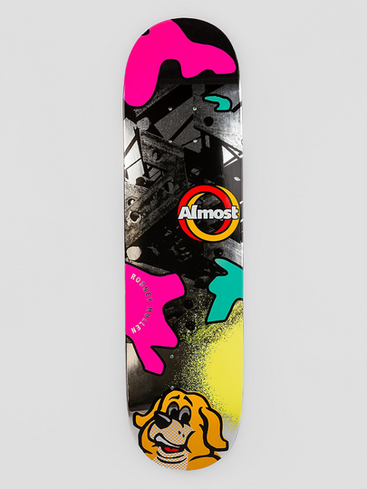 Almost Mullen Silver Lining R7 8.0" Skateboard Deck harmaa