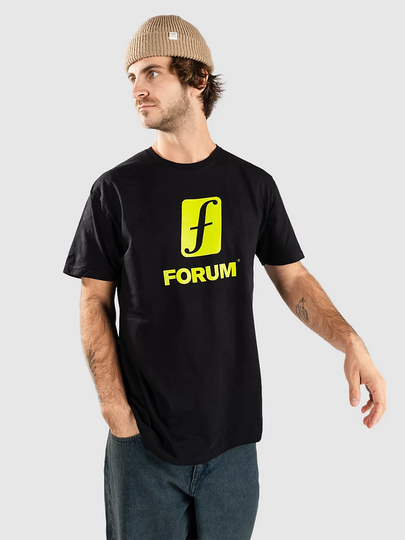 Forum Lockup T-paita musta
