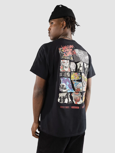 Primitive X Guns N Roses Sunset T-paita musta