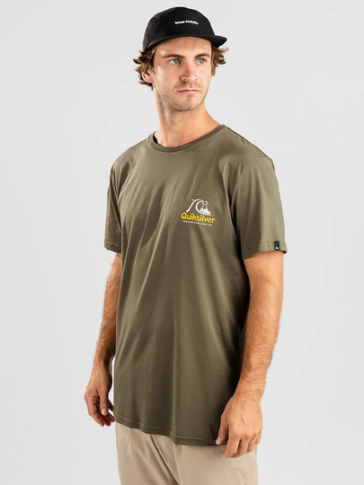 Quiksilver Tribal Fuzz T-Shirt vihreä