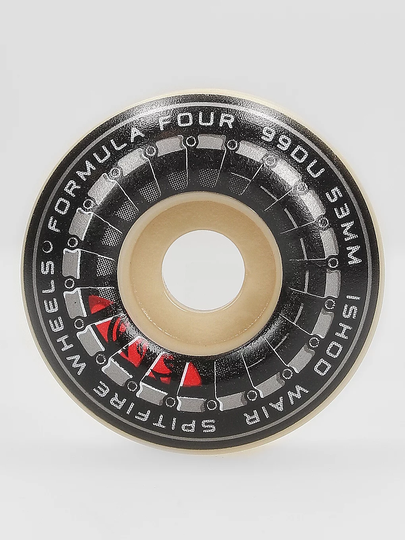 Spitfire F4 Ishod Burnout Ii Classic 99A 53mm Wheels valkoinen