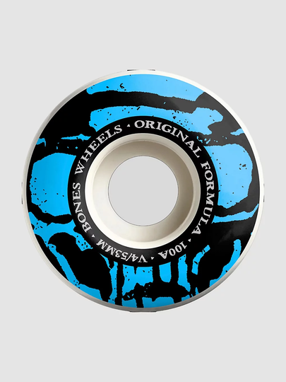 Bones Wheels Mummy Skulls 100A V5 Sidecut 53mm Renkaat valkoinen