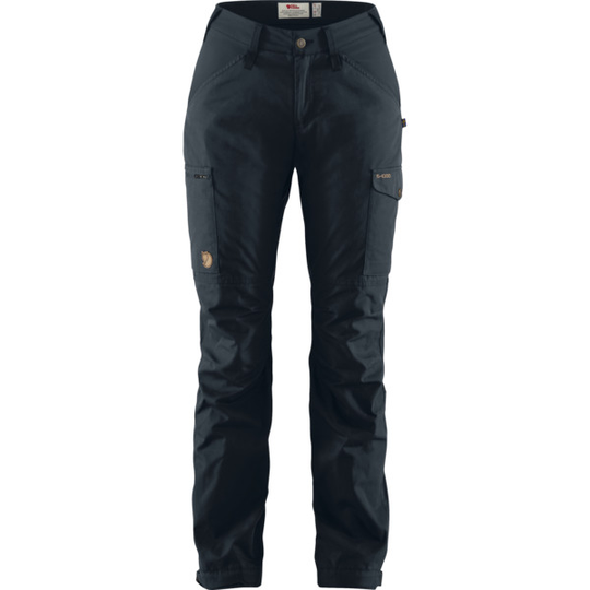 Fjällräven Kaipak Trousers Curved W - Dark Navy - Naiset - 34
