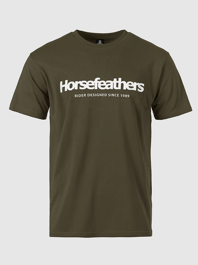 Horsefeathers Quarter T-paita vihreä