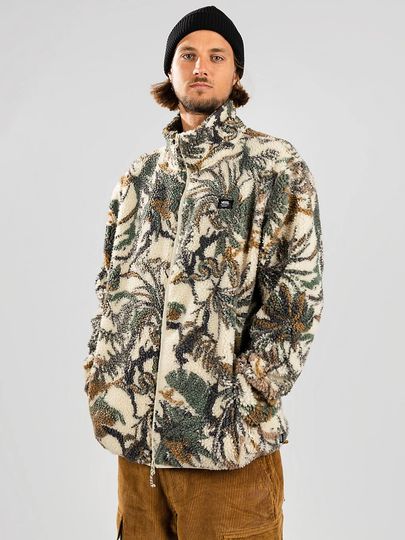 Vans Back Bay Camo Full Zip Sweater valkoinen