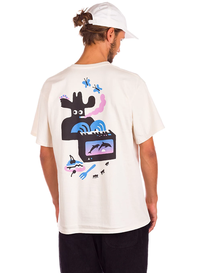 Worble Keyboard Cowboy T-Shirt valkoinen