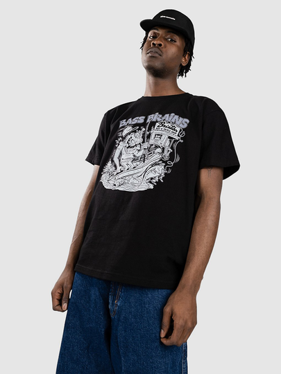 Brixton Bass Brains Monster T-paita musta